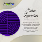 Silver Essentials | Brush Cleaning Mat - Circular • 1 Pk | 9011